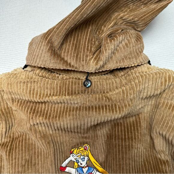 Vintage modern times sailor moon corduroy cropped sleeve jacket - Picture 5 of 9